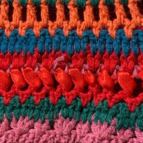 Vintage Retro Crochet 70s vest - Picture 2 of 6